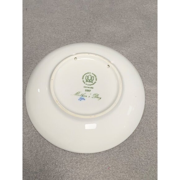 B&G Copenhagen Porcelain Sheep Mothers Day Plate 1987 6" - Picture 4 of 12